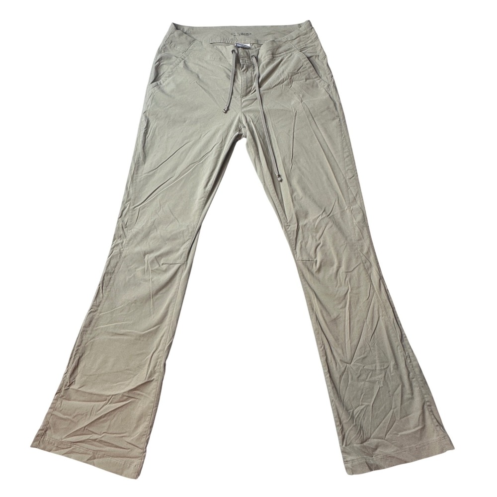 Columbia Pants Womens 10 Khaki Omni-Shield Bootcut Hiking Outdoor Drawstring Tan